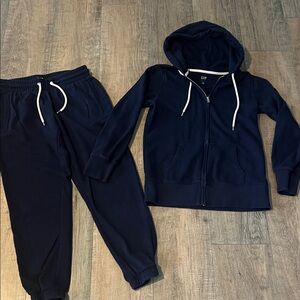 GAP Dark Blue Hoodie and Sweatpants Set